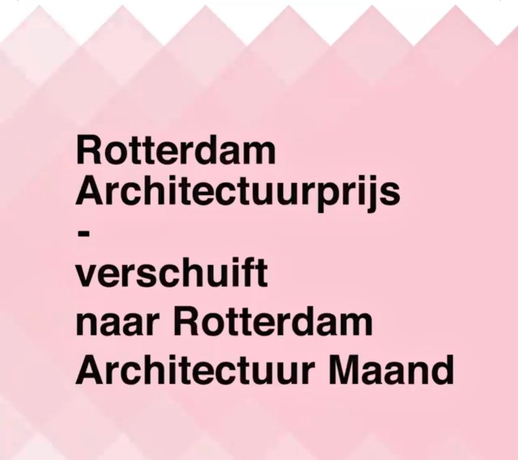 basvanderpol's tweet photo. Uitreiking Rotterdam Architectuurprijs verschuift naar de architectuurmaand! Na 10 jaar tijd voor vernieuwing, de prijs wordt gekoppeld aan een breed publieksprogramma in de lente. Op initiatief @Stadmakers010,  georganiseerd door @AIRrotterdam #RAP010 👇🏻

https://t.co/EXHbv1iX83 https://t.co/TWhzCY9dlF