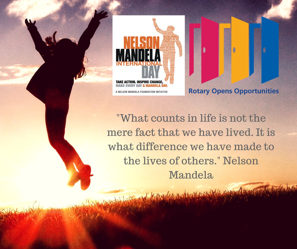 Rotary Wynberg celebrates the life of Mandela!  Join Rotary our motto is Service above Self!  Rotary opens opportunities.  <a href="/rotaract/">Rotaract</a> <a href="/Rotary/">Rotary International</a> #MandelaDay