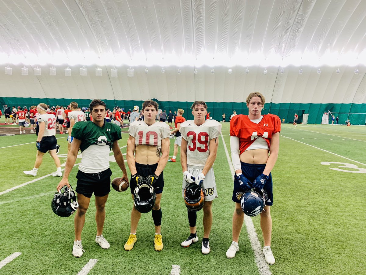 These guys balled out today <a href="/MSUBeaversFB/">Minot State Football</a> Camp💪🏼 <a href="/TeamFullGorilla/">Team Full Gorilla</a> 2021 QB <a href="/AnthonyDellann2/">Anthony Dellanno</a> , 2021 ATH <a href="/vannschield/">Vann Schield</a> , 2021 WR <a href="/JacksonWhite_15/">Jackson White</a> , &amp; 2021 LB/TE <a href="/cam_jones23/">Cam Jones</a> 🦍🏈💯 #ballers #ifyouballyoullgetthecall #skorillas