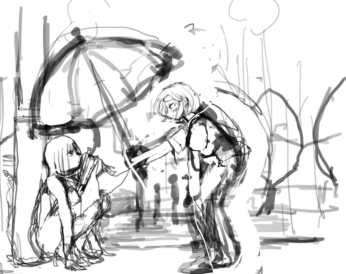 タグ的にちょっと無理があったかな。
性癖ありきの絵ばかりだから、あんま女の子のかわいさにフォーカスできてない自覚はある…
たまには描きかけを晒して、寝よう 