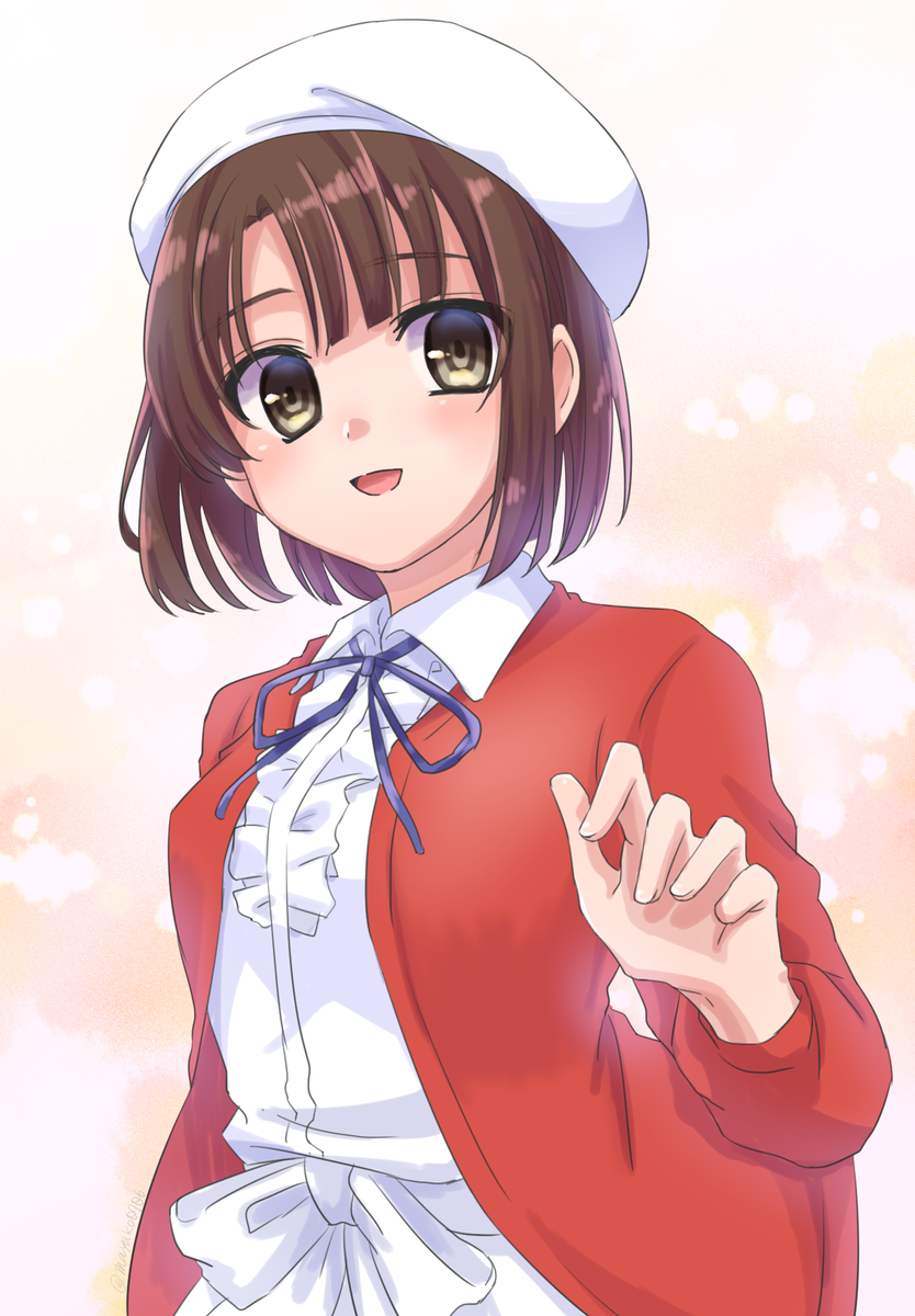 加藤恵 「リクいただいて加藤恵ちゃん描きました～ 」|真哉子のイラスト