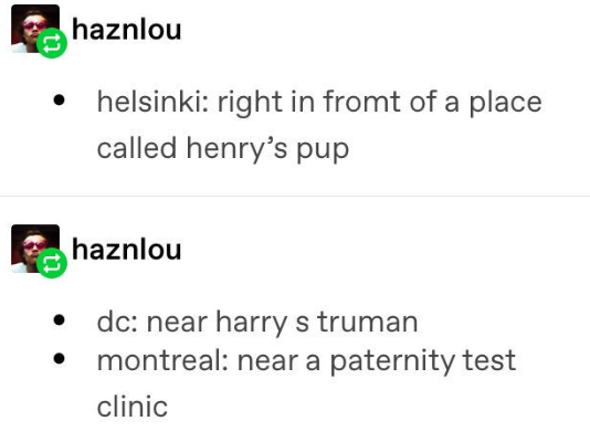 + and don´t make me start on the choice of hotspots for TOU +