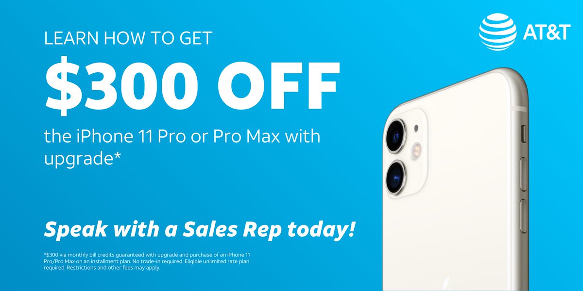 Now is the time to take scratch that new phone itch! Get the iPhone 11 Pro for the price of the iPhone 11!!!!