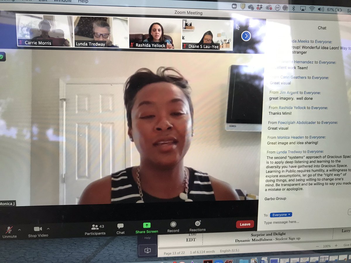 In our opening session we define Gracious Space as coaching groups. So great to be together with our Project i4 EdD students for the next week. <a href="/EProjecti4/">ECUProjecti4</a> #ecui4