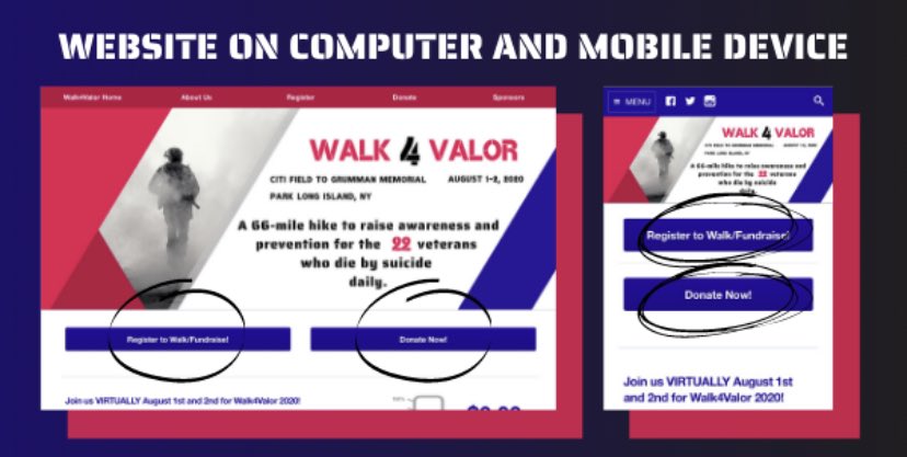 ActofValorAward's tweet photo. Interested in supporting our #Walk4Valor?
Register to participate virtually or donate on our Qgiv page: https://t.co/UWqXKAYQRV https://t.co/bcFJ9I0eyt