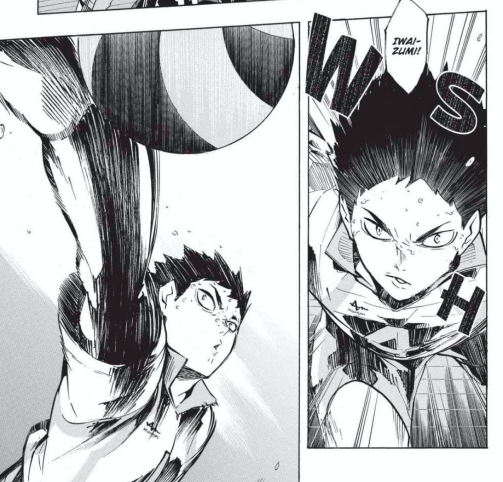 The shadow painting technique of my dream. The shadow doubles so well as motion lines.