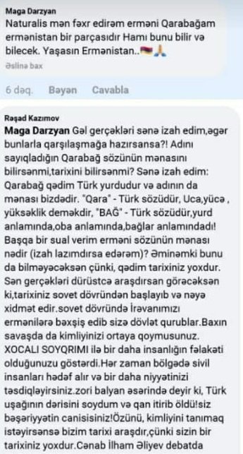 Sabina391's tweet photo. Bitter truths for Armenians
#StopArmenianAggression 
#KharabaghisAzerbaijan https://t.co/4d3bnLZdRl