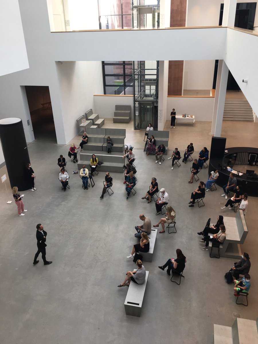 KunsthalleMA's tweet image. Es geht los! Schön dass ihr hier seid! #umbruch #welcome #bloggerevent