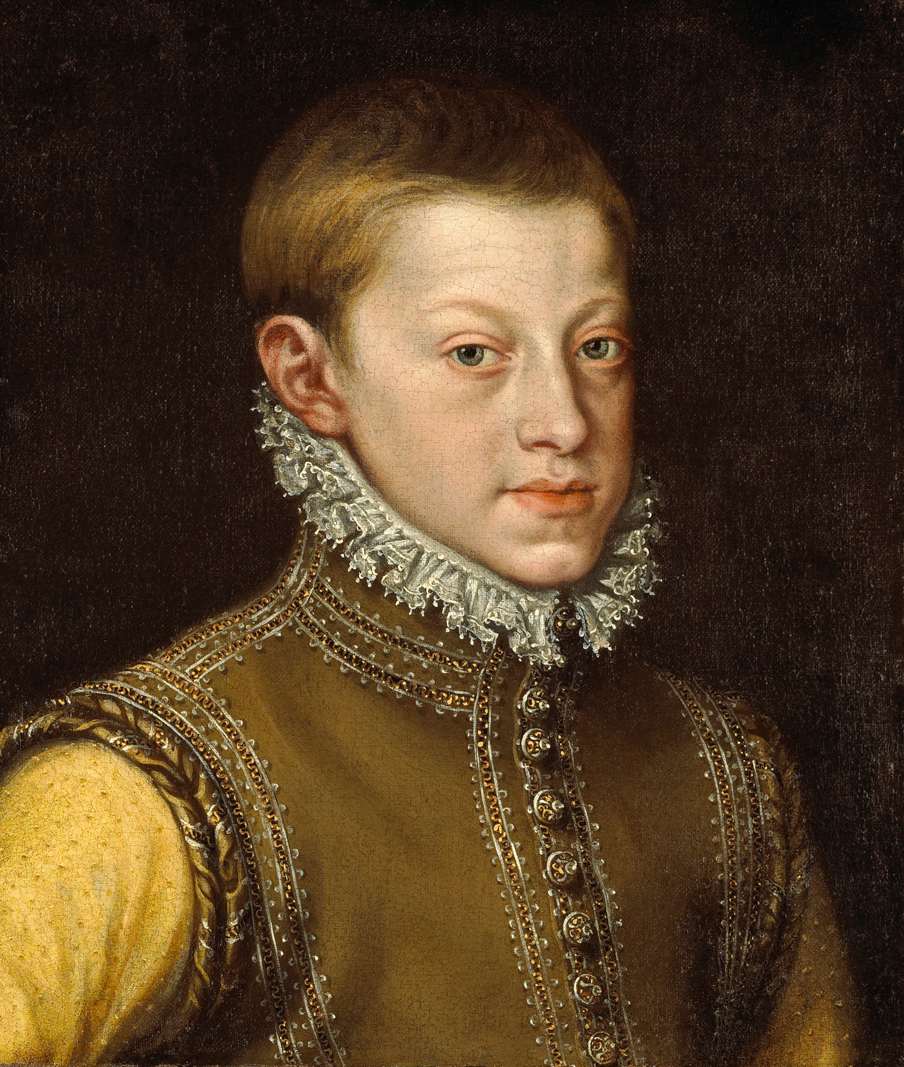 OldPortraiture's tweet photo. Born #OnThisDay in 1552: #RudolfII, Holy Roman Emperor (1552-1612)

Portrait as a boy by #AlonsoSánchezCoello (1531-88), 1566-7

#Habsburg #ChildrenInArt https://t.co/HBfa6Geo2R