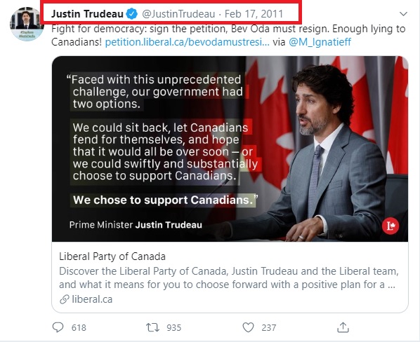 CommonSenseTory's tweet photo. Speaking of Tweets that didn't age well.. here's @JustinTrudeau call for justice against #BevOda $16 orange juice in 2011!
Hell of a a deal, compared to what you're doing to us #BoyBlunder
@SheilaGunnReid
#WEscandal #TrudeauCrimeMinister #TrudeauResignNOW
#cdnpoli https://t.co/X48kwbEddI