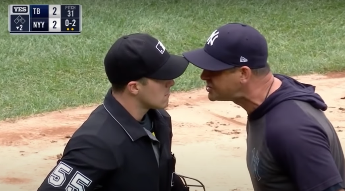 BarstoolHubbs's tweet photo. One Year Ago Today 'The Savages In That Fucking Box' Were Born As Aaron Boone Lost His Mind https://t.co/PPzi0c26pG https://t.co/MWSwC1559w