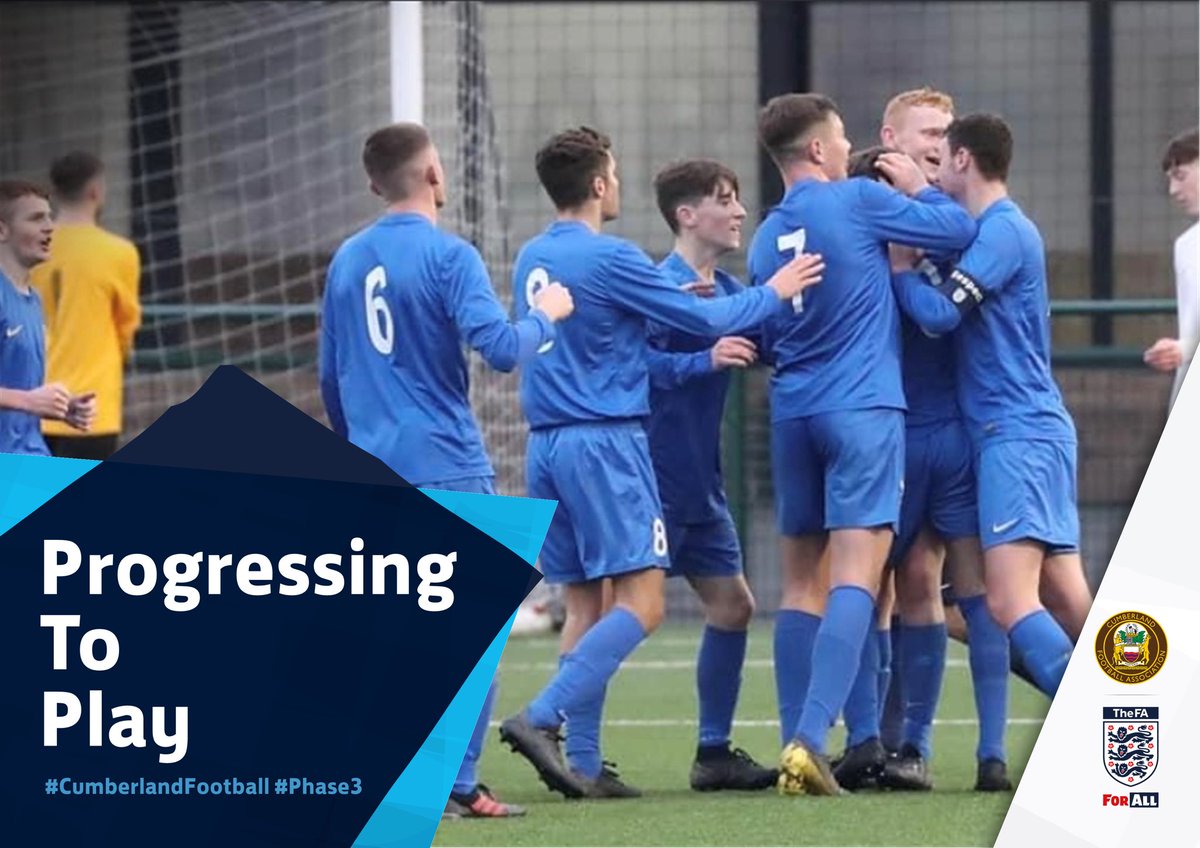 CumberlandFA's tweet photo. PROGRESSING TO PLAY | We now skip to Phase 3 of our #ReturnToFootball strategy #ProgressingToPlay as The @FA releases updated guidance for the Return of outdoor competitive #GrassrootsFootball
Read the updated guidance & download the additional info
👉⚽️ https://t.co/WQFy17R5WL https://t.co/ac3VgSxwp2