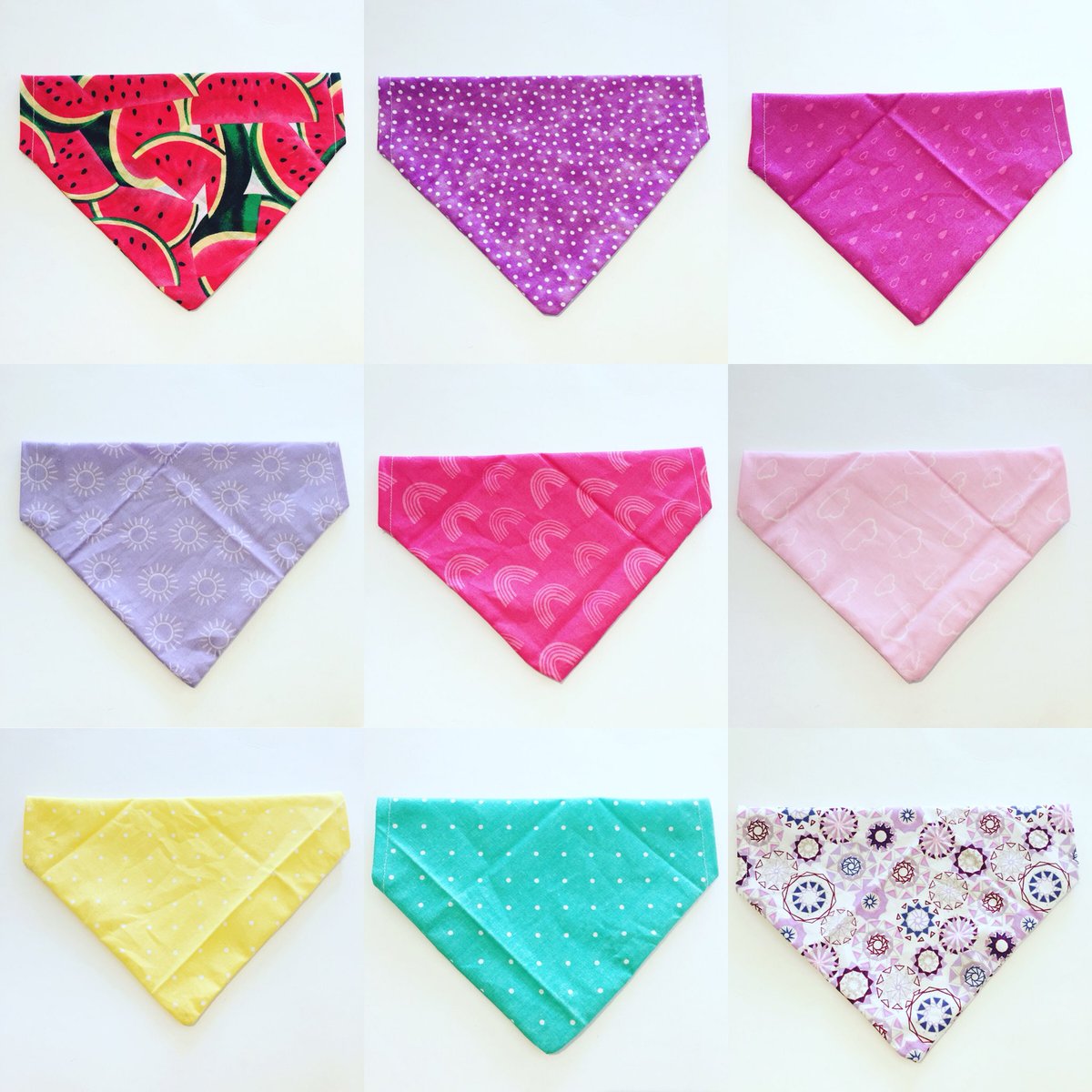 For Sale 🐶 bandanas 🐾 Size medium - £4 each plus 80p postage 📮 Made and ready to be posted! #dogbandanasforsale #forsale #dogbandanas #dogshoponline