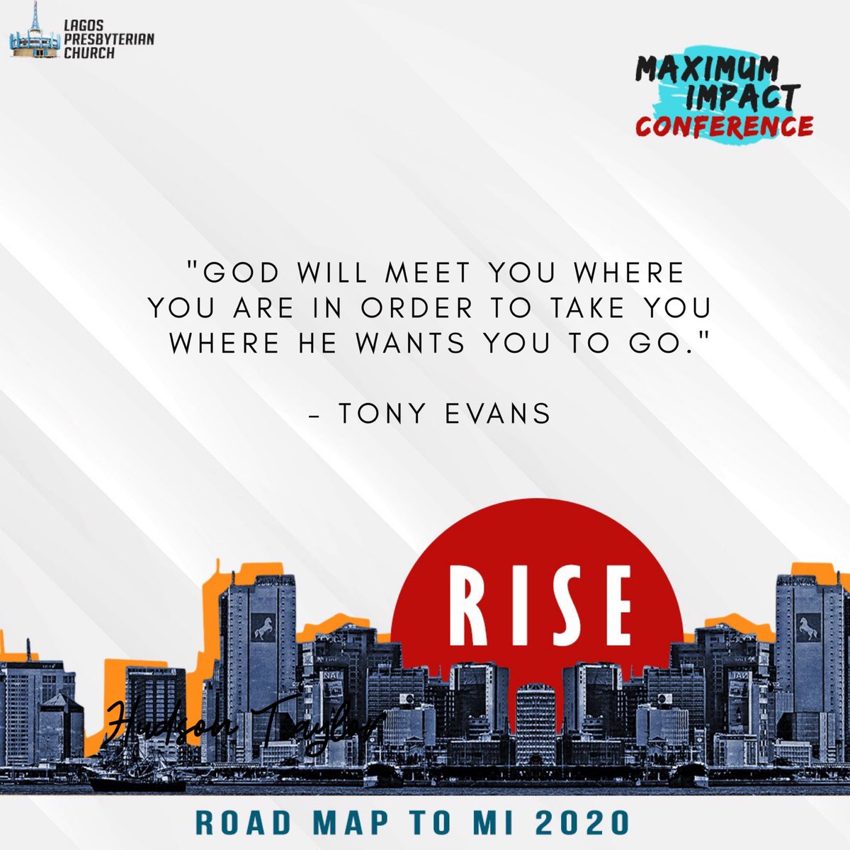 lpcpypan's tweet photo. "God will meet you where you are in order to take you where He wants you to go." - Tony Evans
#inspiration #motivatedtolead #maximumimpact2020 #maximpact20 #mi2020 #borntolead #supply #supernaturalsupply #kingdomsupply #kingdomofGod #Godssupply #glorytoGod #aspiringleaders https://t.co/mB83itO4xn