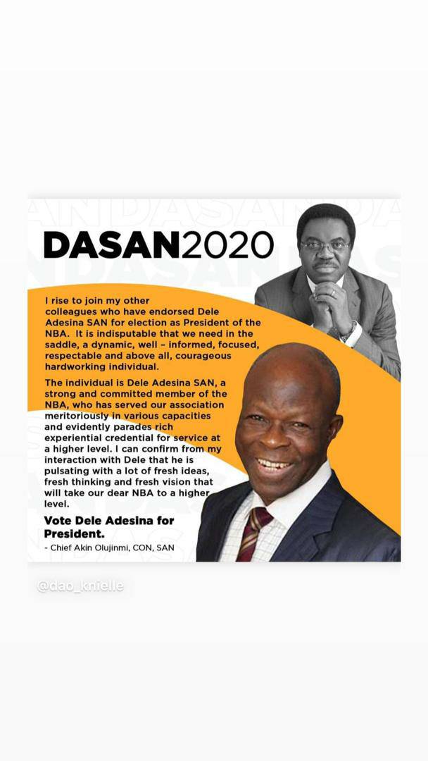 DFHappys's tweet photo. Why @DeleAdesinaSAN
#WhyDASAN #ABarForAll #dasanfornba #securethefuture #nigerianlawyers #deleadesinafornbapresident https://t.co/TUedT9Nyys