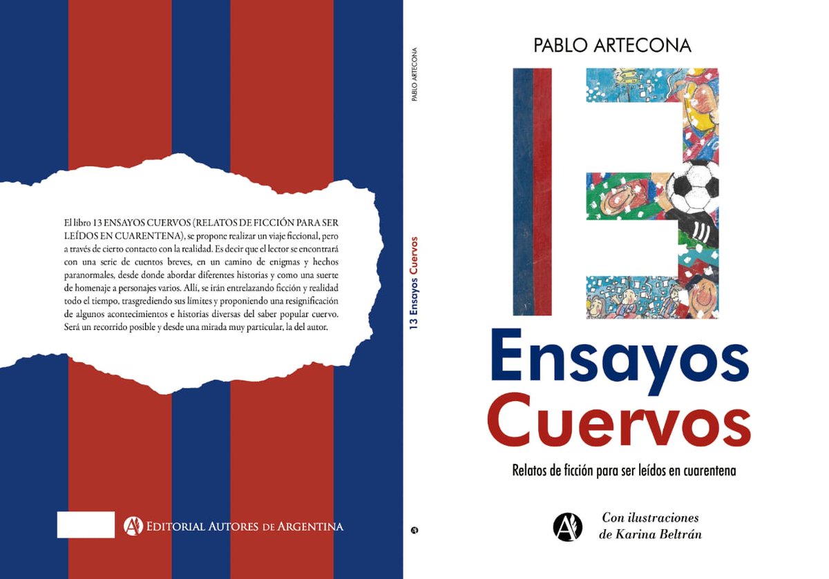 boedodepor's tweet photo. 📚 LECTURA RECOMENDADA |

➡️ "13 Ensayos Cuervos" es un libro con cuentos de nuestro querido #SanLorenzo a lo largo de su historia.✍🏼 En la pluma, @Partecona presenta esta nueva obra y comparte con todos los hinchas del Ciclón 💙❤ https://t.co/31IHbFPOJR