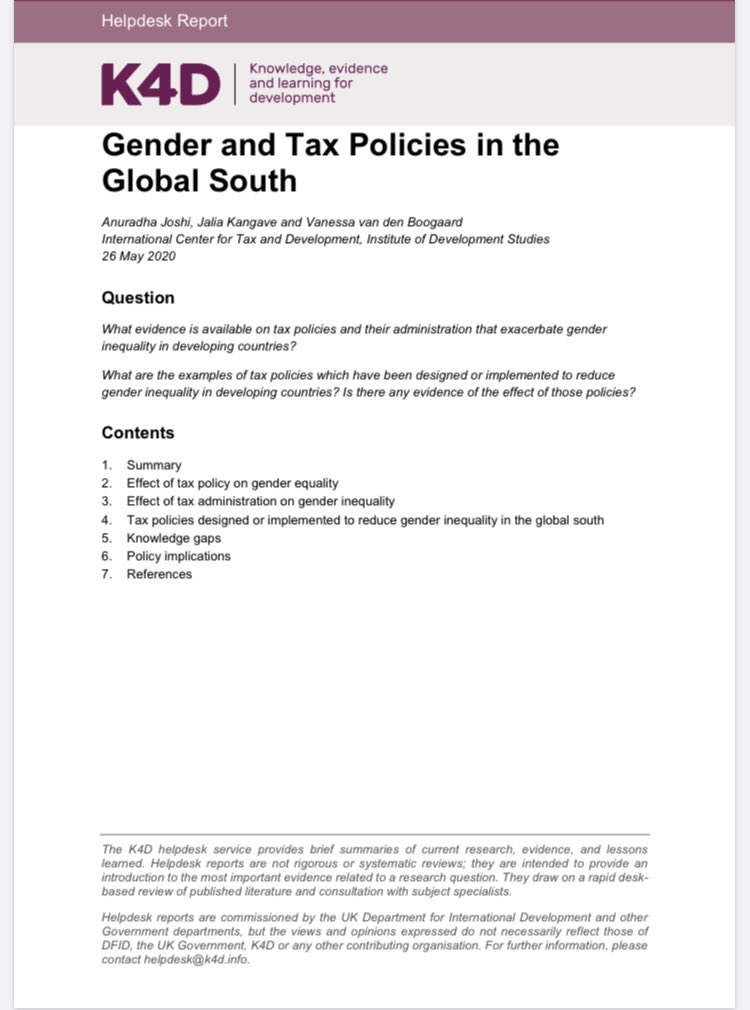 CFAGlobal's tweet photo. Gender and Tax Policies in the Global South https://t.co/703b5tG3dt
@HMwebesa @jon_kafuko  @REPOA @Winnygloria @CarolineOthim @EconomicPolicy @cbtpafrica @mtwalomsoni @Semkae @OGI_Kenya @ExpertiseKE @oxfaminKE 
@ACTGTaxAfrica @MustaphaNdajiwo @TaxPolicyCenter @PublicPathways https://t.co/TOCldY1UtG