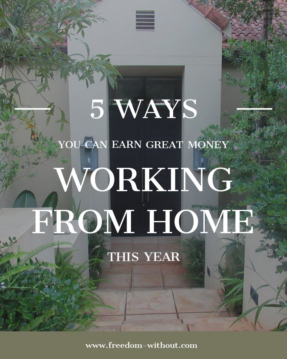 FreedomWithout2's tweet image. Check out these 5 ways you can earn great money #workingfromhome this year. 

freedom-without.com/working-from-h…

#WorkFromHome #workforyourself