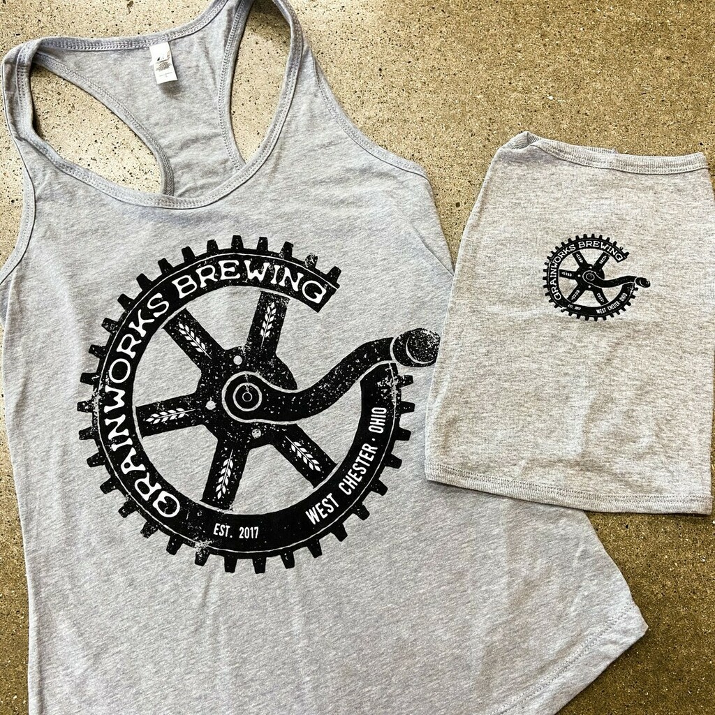 GrainworksBeer's tweet photo. Always wanted to match your pups wardrobe to your brewery swag?  We've got you AND your furry friends covered now.  Dog shirts are available in the brewery sizes XS-3X 🐕 ⠀
⠀
#soil2soul #soulswag #dontletyourpetsrunnaked #instagrain #grainworksbrewing https://t.co/744ubc9xs3 https://t.co/Z8kdAsjuYd