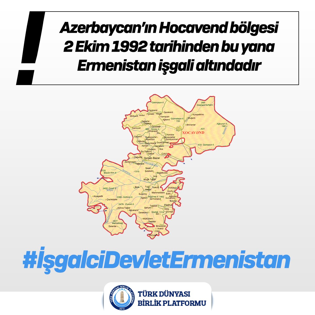 14mtd's tweet photo. Azerbaycan’ın Hocavend bölgesi 2 Ekim 1992 tarihinden bu yana Ermenistan işgali altındadır!

#işgalcidevletermenistan https://t.co/bMDIf4EYRj