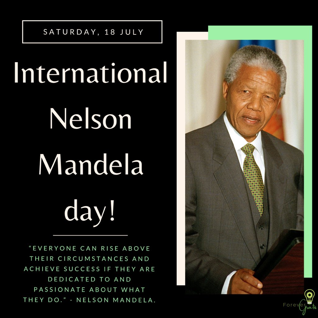 Mandela Day is a global call to action that celebrates the idea that each individual has the power to transform the world, the ability to make an impact.

#mandela #internationalmandeladay #mandeladay #power #transformation #individualpower #youngleaders #youth #youthleaders