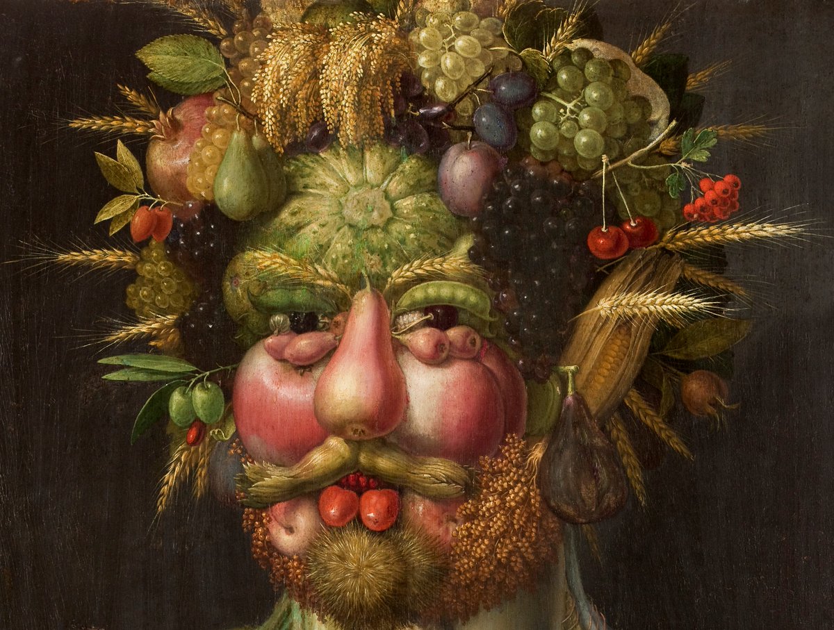 OldPortraiture's tweet photo. Born #OnThisDay in 1552: #RudolfII, Holy Roman Emperor (1552-1612)

Portrait as Vertumnus by #GiuseppeArcimboldo (1527-93), 1590

#Habsburg https://t.co/fmSh9IgLSd