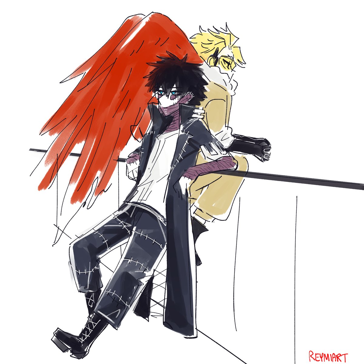 haven't drawn dabihawks in forever so I did some sketches #dabihawks 