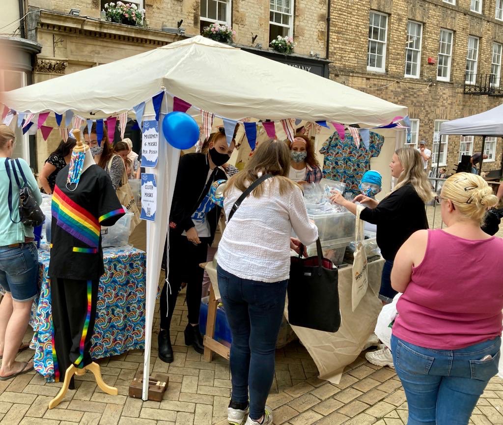 We’re blown away by the help &amp; support of <a href="/FTLOS_RutLincs/">For The Love Of Scrubs Stamford, Lincs/Rutland</a> <a href="/WithHeadbands/">Helping with Headbands</a> volunteers, sewers &amp; the generous support &amp; donations of the #community 

Today we raised £2,526.02 from our #facecoverings stall! 😌

All funds go back into helping #NHS &amp; #heathcare 

THANK YOU SO MUCH💙🌈