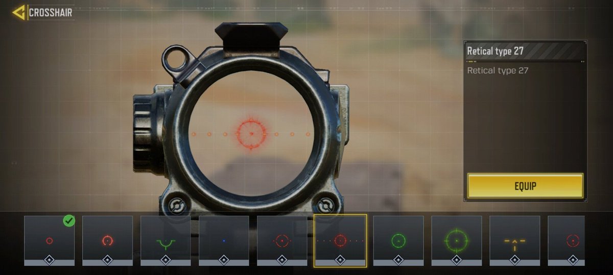 CoDMwiki's tweet photo. レティクルや、スキンの変更が可能になりました！
スキンは条件達成でアンロックされそうです！ https://t.co/Ob8G9ukr06