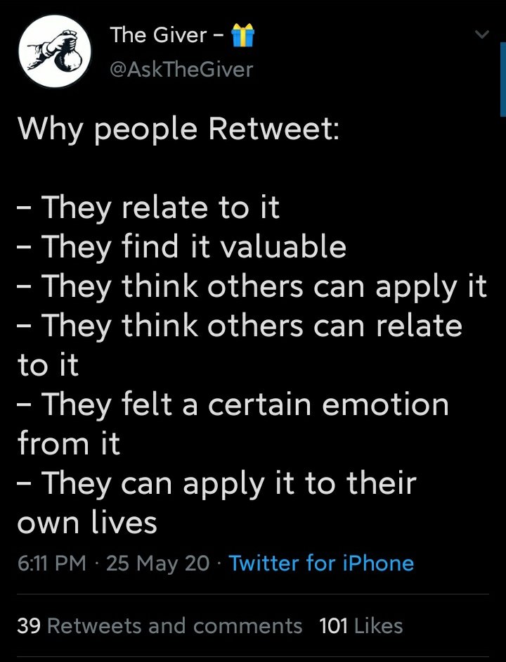 So let's see the list tweets.Lists are readable.They attract attention.etc etc @hustlenconquer  @AskTheGiver