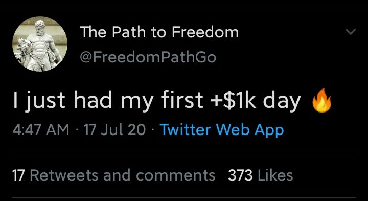 Showing your successOr Your resultsPeople here love others win.Show your wins and enjoy the notifications. @FreedomPathGo