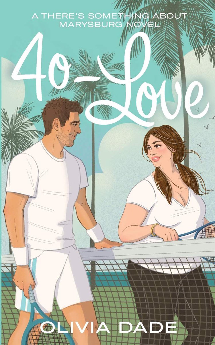 44. 40-Love by Olivia Dade• Summer romance • Age gap (older woman)• Fat rep • Hot Swedish tennis coach who is v thoughtful• Banter and laugh out loud scenes • Angst, yearning and smut • So full of love and compassion • A new fave author • 5/5 stars