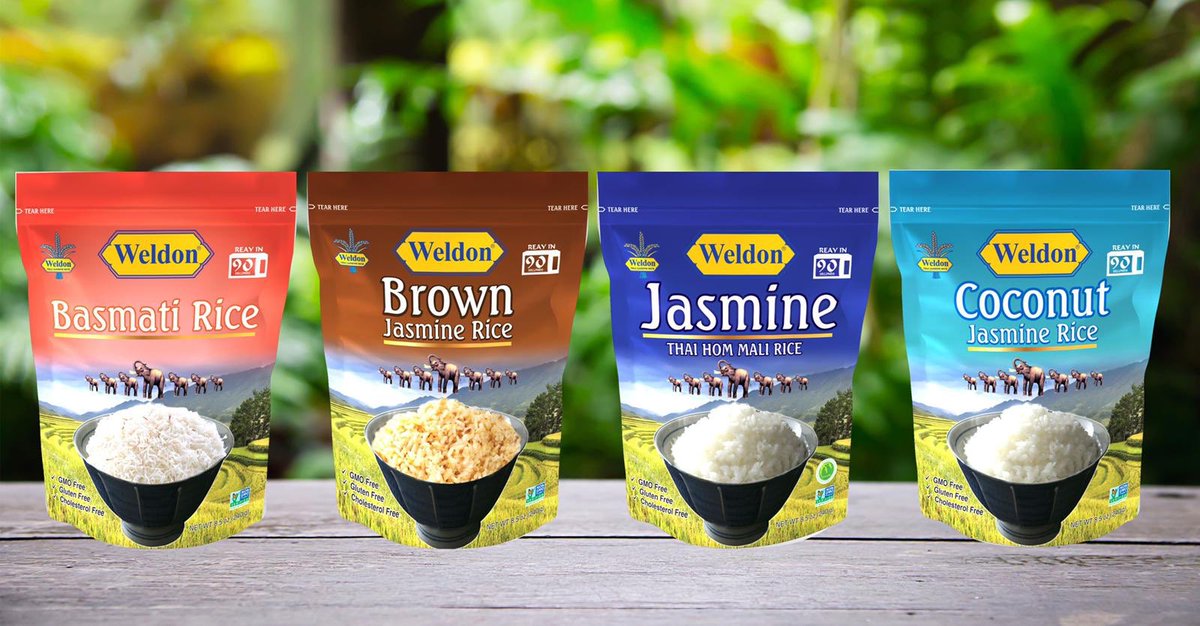 ‼️COMING SOON‼️ 

•WELDON READY RICE•

❕Pictured are just SOME of the flavors that we will be offering❕ 

#rice #readyrice #jasminerice #weldonbrand #brownrice #coconutrice #basmatirice