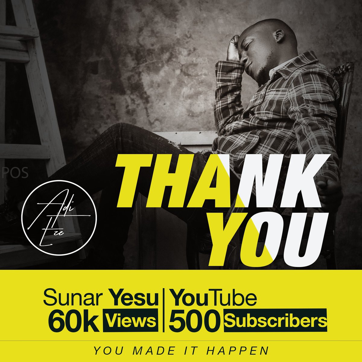 adi_eze's tweet photo. Thanks a million fam!🙌🙌
We are doing well!
We can do better! 🙏
Please subscribe if you haven't by clicking the link on my bio or click the below.
https://t.co/eF8tIT4C8G
#sunaryesu
#banajintsoro
#youtuber
#500subs
#NIMC
#africa_is_my_stage
#the_world_is_my_audience https://t.co/n7iyo9ZYQY