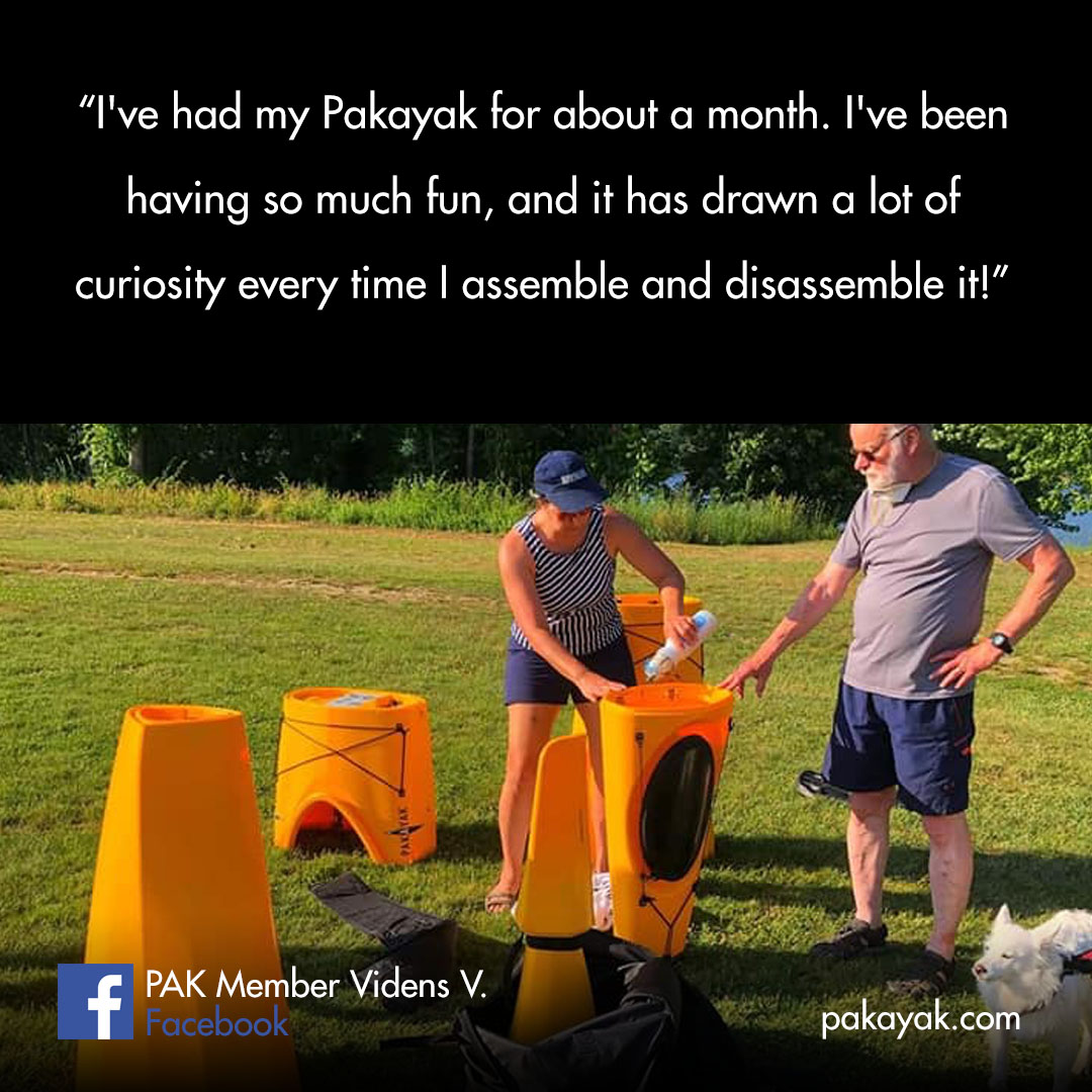 PakayakKayak's tweet photo. You had us at, "fun."
PAK Member, Videns, is drawing crowds with her PAKAYAK. Everyone wants to know what this packable kayak is all about.
#PAKmembers #pakayak https://t.co/L6jzMKOKMN