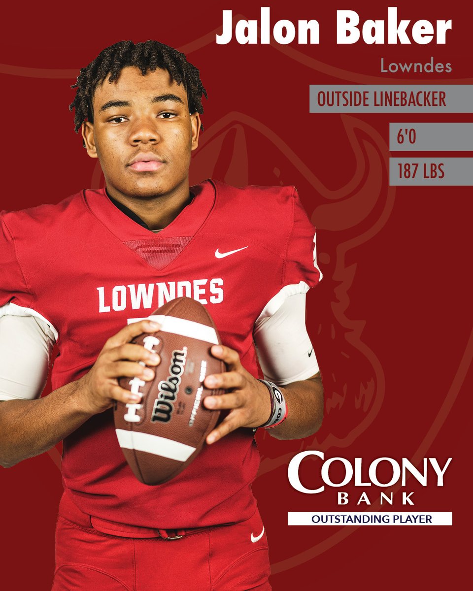 itgnext's tweet photo. Who is your biggest inspiration? "Ray Lewis because he wants to be the best every single play."
- Jalon Baker
.
.
.
@colonybank #outstandingplayer #football #outsidelinebacker
📸: @dreamingwildphotography https://t.co/TkOsdbycvt