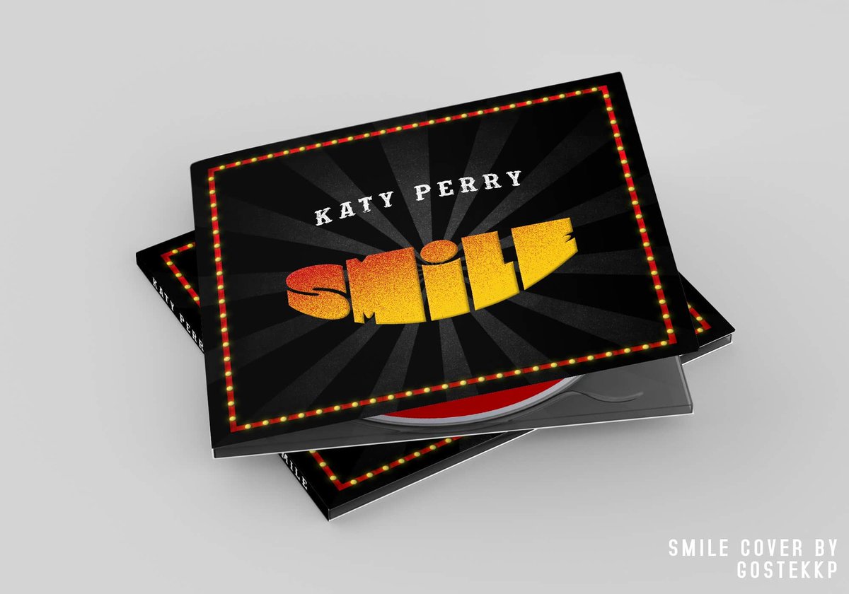 GostekKP's tweet photo. I finally added #SMILE to my fan-made album art collection. 🤗 I can't wait for this album. ❤️

Please, take a look @katyperry. 😏  #KatySmile #KP5 https://t.co/X5OTqN6PBv