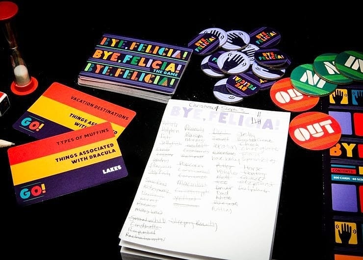 biggcreativellc's tweet photo. Now available at Target! Pic from @BoardGamerSteph Bye, Felicia! Fun new party game from #biggcreativellc. I had a great time playing with my family over Zoom! Definitely will be playing again soon. #byefelicia #biggcreative #bgg #partygame #target @Target https://t.co/0z6vjwEQxN