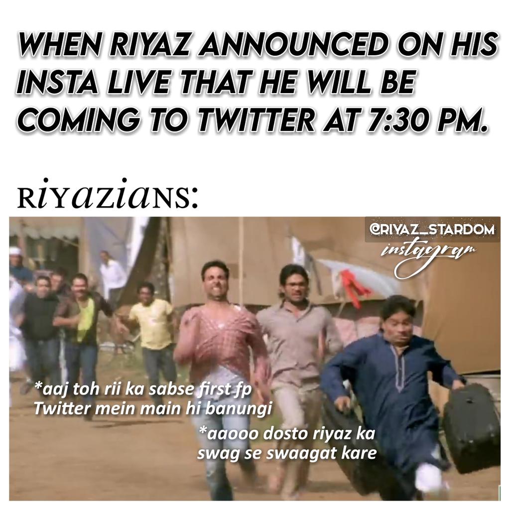 riyaz_stardom's tweet photo. This actually happened!! 🤩😹
#Riifam is the strongest group members can totally relate to this! 💅
Bhaagg daur mach gayi thi 🏃😹
_______
Follow @riyaz.14 on Instagram and help him to reach 10 million 😍
_______
Follow @riyaz_stardom 💫 https://t.co/mFqbhpm9eN