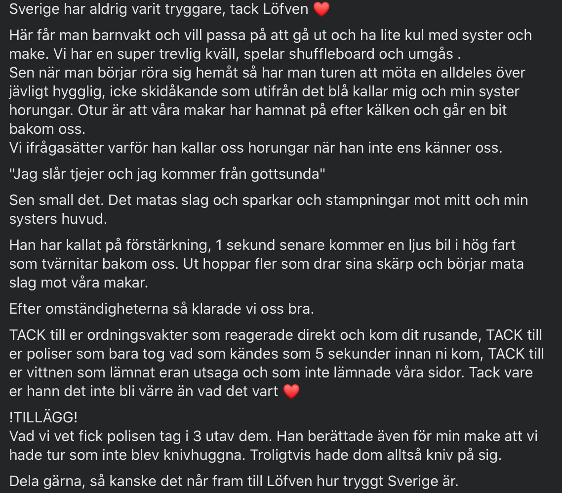 mkliae's tweet photo. På ren svenska: fy fan för det nya Sverige! #svpol #migpol https://t.co/fKEktjko1w