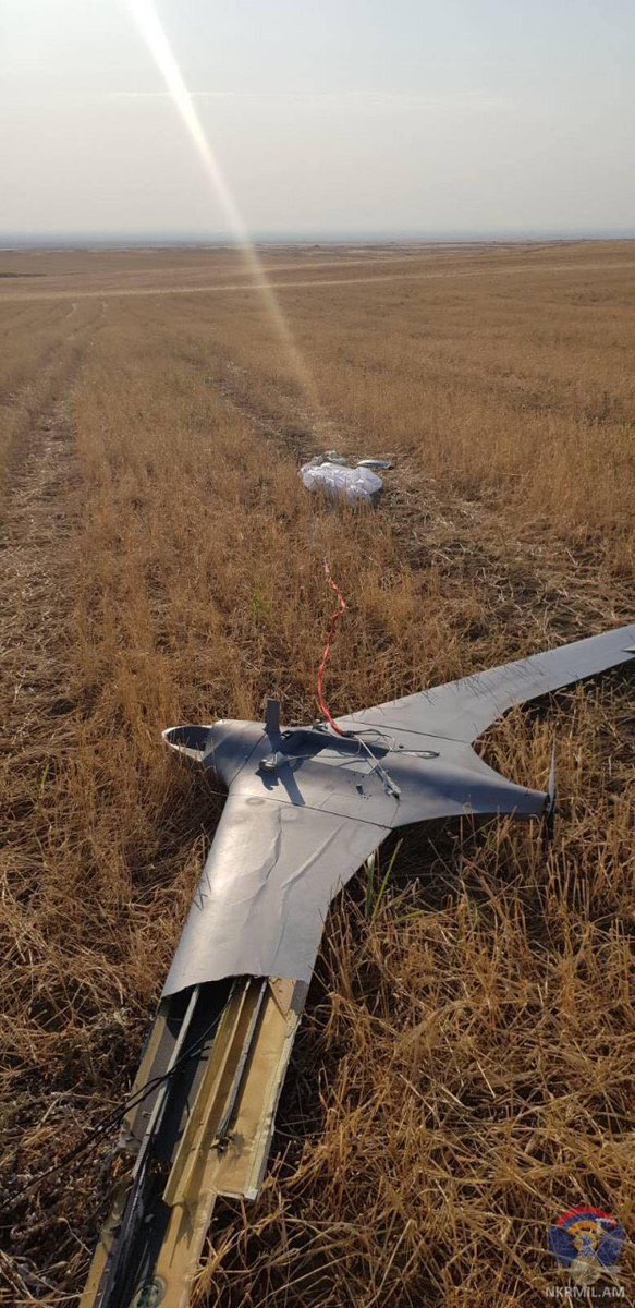 NKR forces reportedly shot down an Azerbaijani Israeli-made Orbiter 3 UAV this morning. 74/ https://t.me/warjournal/7007 