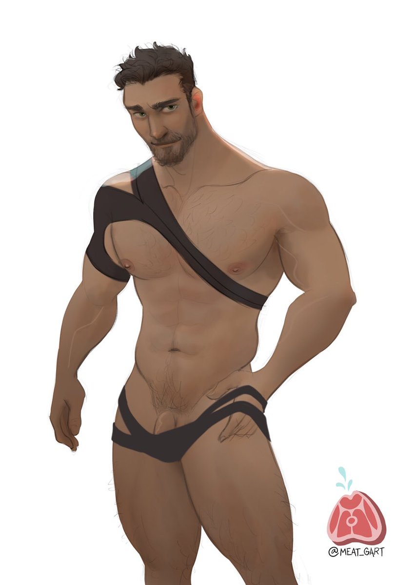 meatgart's tweet photo. Werkend doodle #gay #art #muscle #hunk #bara #jockstrap https://t.co/73HwjQnK19