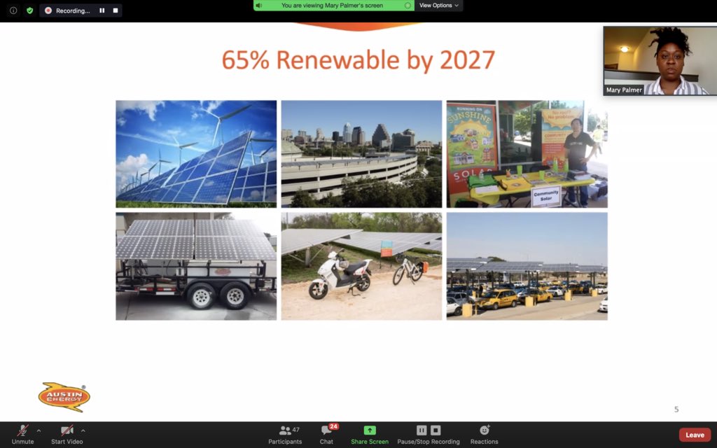 Latinitas's tweet photo. Mary Palmer of @austinenergy spoke to our girls at #Futurechica about renewable resources, climate change, and the important impact electric vehicles can have on our environment!🏞🚘 https://t.co/qmGEThJOMi