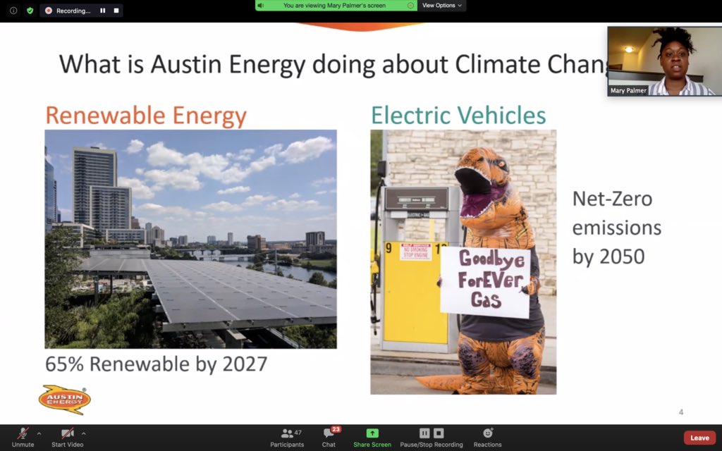 Latinitas's tweet photo. Mary Palmer of @austinenergy spoke to our girls at #Futurechica about renewable resources, climate change, and the important impact electric vehicles can have on our environment!🏞🚘 https://t.co/qmGEThJOMi