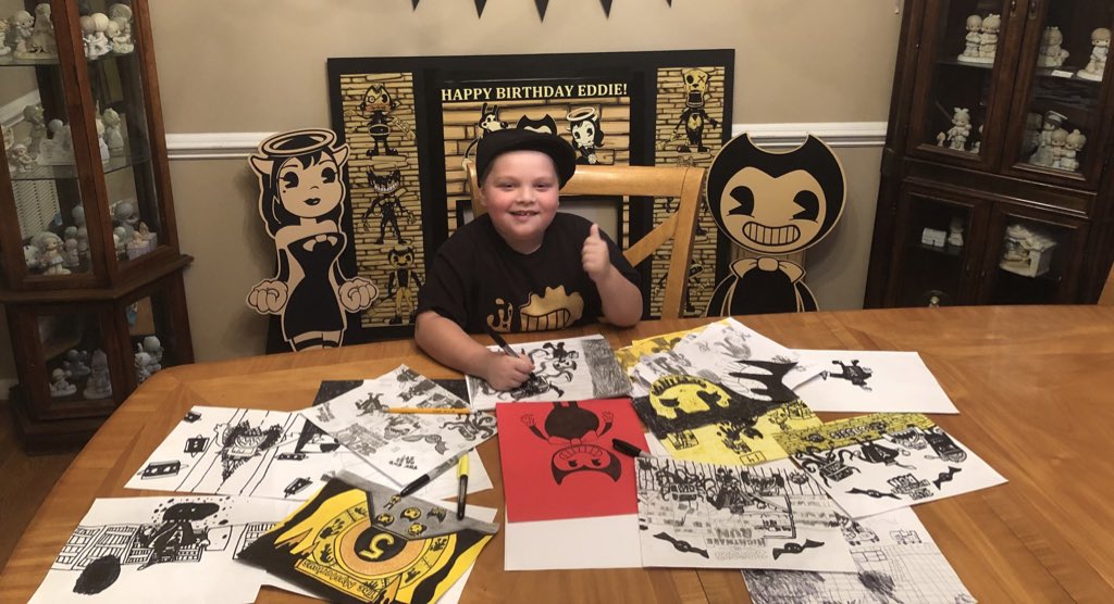 Ready4EddieP's tweet photo. I’m sooo ready for a new drawing #BAIM contest psst...    .@Bendy .@themeatly
I don’t event want to do it for prizes, just for the fun. #COVID19Relief https://t.co/Ay6cz3veVi