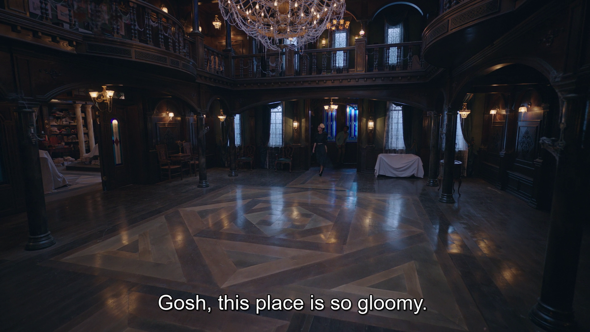 Sang In tried to get Moon Young back to Seoul to write her next book but it's also because he knows what happened to Moon Young's mother in the cursed castle (Ep.4)He knows about her past. And it's proven later (w. MY's sleep paralysis) that he made a point. #ItsOkayToNotBeOkay