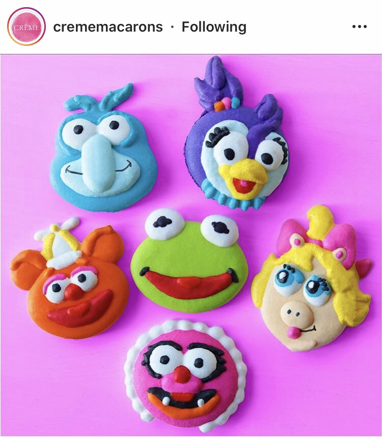 EventOTB's tweet photo. #repost How amazing are these Muppet Babies macarons by @crememacarons ❤️ brings me right back to childhood!! 
.
.
.
#muppetbabies #muppetbabiesparty #muppets #muppetsshow #desserts #macarons #partydesserts https://t.co/haLcK58ved
