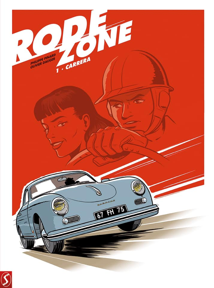 stripland_BENL's tweet photo. In september verschijnt het tweeluik Rode Zone (HC) bij Silvester Strips. Philippe #Pinard &amp; Olivier #Dauger (Hemel in Strijd) brengen een verhaal dat zich afspeelt tijdens het autosalon van 1955. De Porsche 356 #Carrera verschijnt ten tonele ... #MonteCarlo https://t.co/dUfvnwj3sy