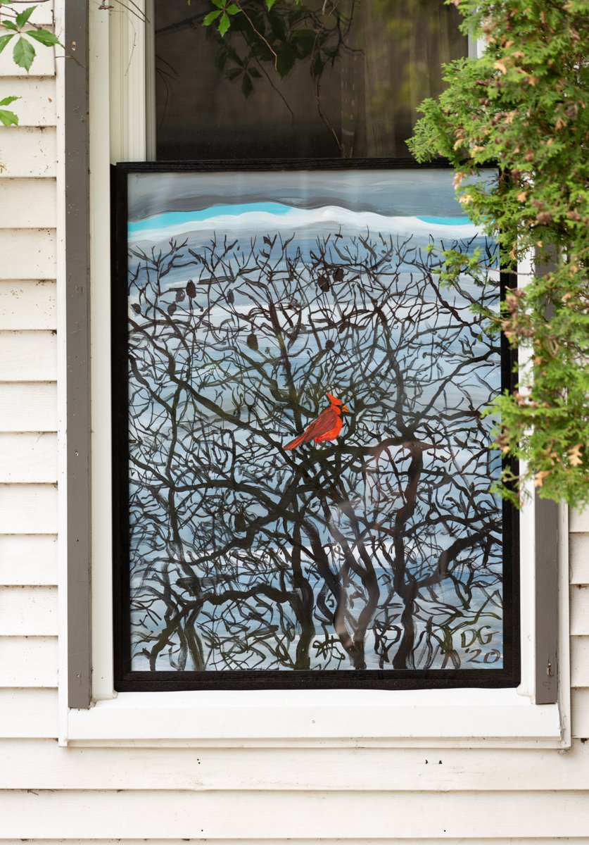 TheUnionGallery's tweet photo. On view as part of #NextDoorYGK co-presented by @SkeletonPark and Union Gallery—Dave Gordon, 'Bird in Bush'

Visit https://t.co/K4qexyGN9O or follow us on Instagram/Facebook for more info about this work, Dave, and 'Next Door'

#QueensUG #UnionGallery #SPAF2020 #YGKarts https://t.co/nGxsDJntFA