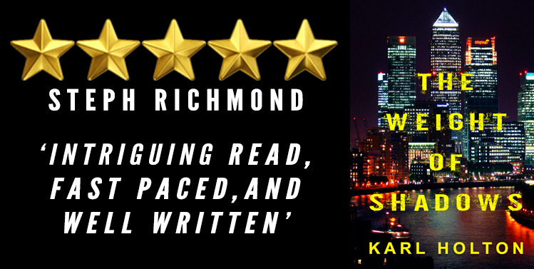 #BookReview of The Weight of Shadows by @KarlHolton Enjoy a FREE copy when you join the Shadow Club at: karlholton.com/shadow-club/ What would you do at the dying of the light? #Crime #Thriller #WritingCommunity